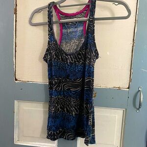2000s leopard print tank